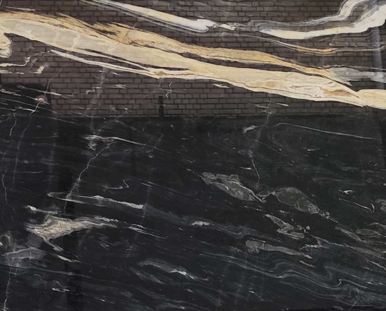 Crystal Marble collection with exceptional clarity and crystalline patterns