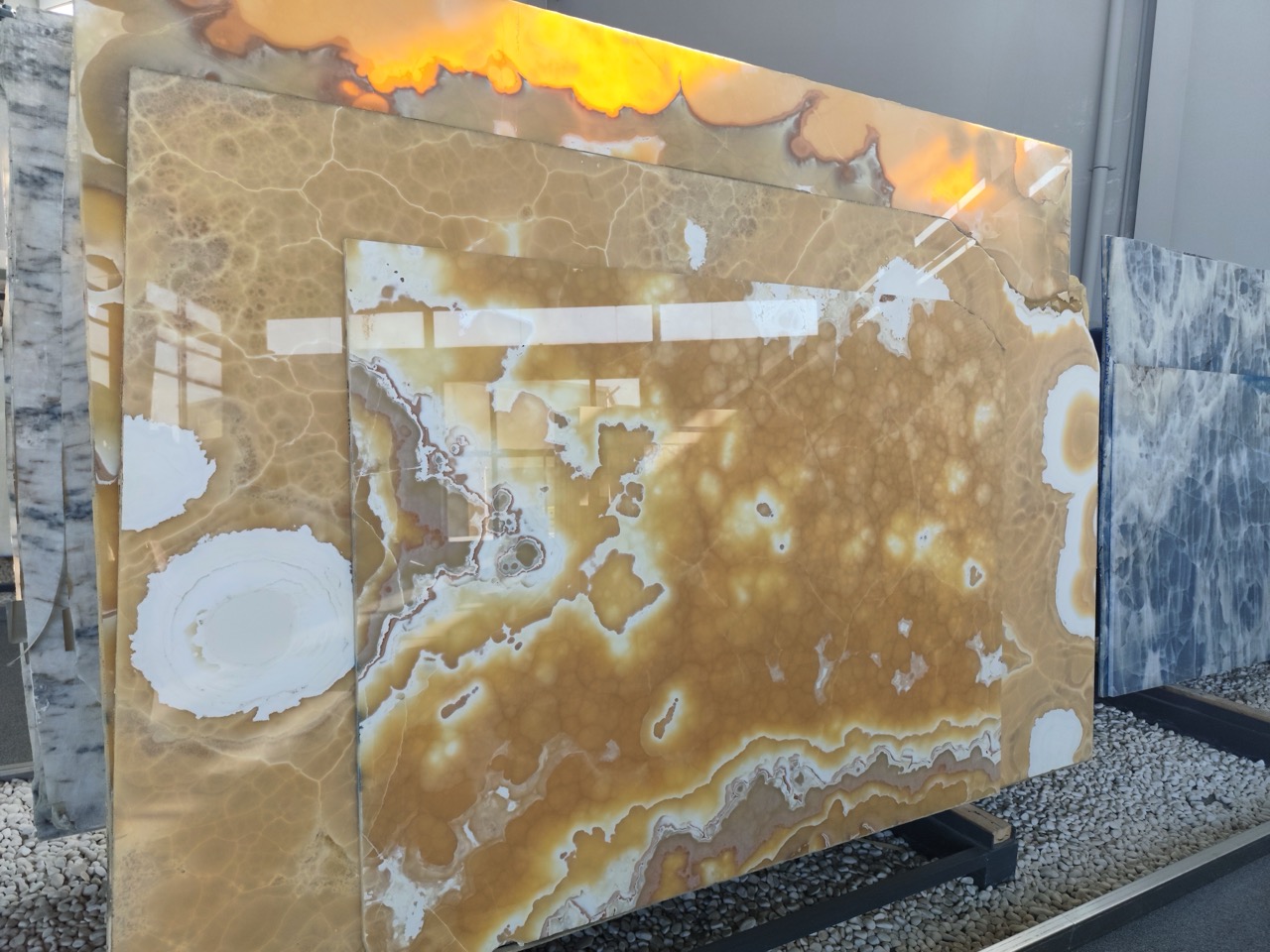 Onyx Marble: Orange Slab