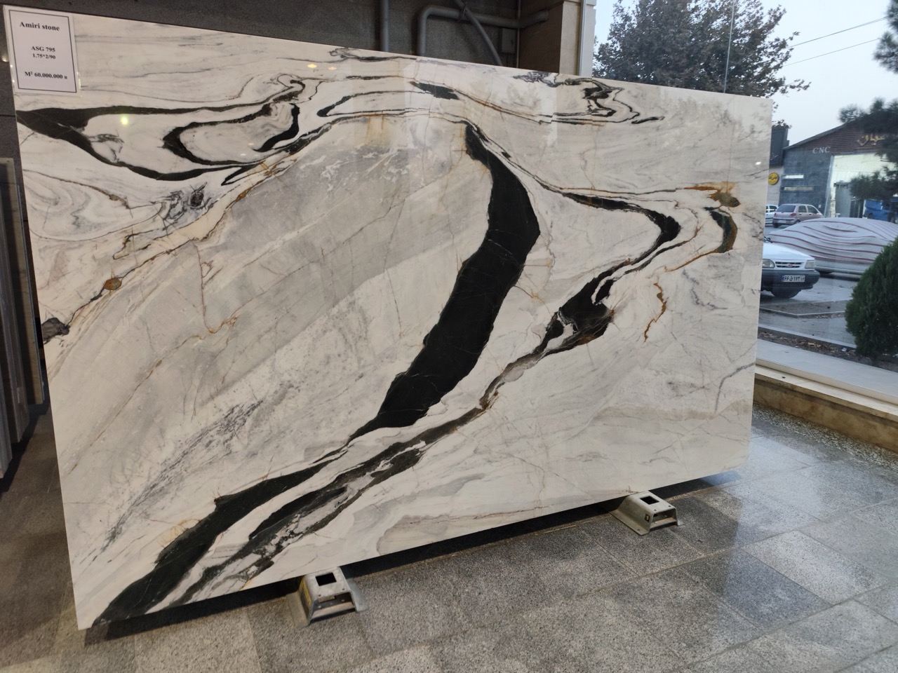 Crystal Marble: Panda White Slab